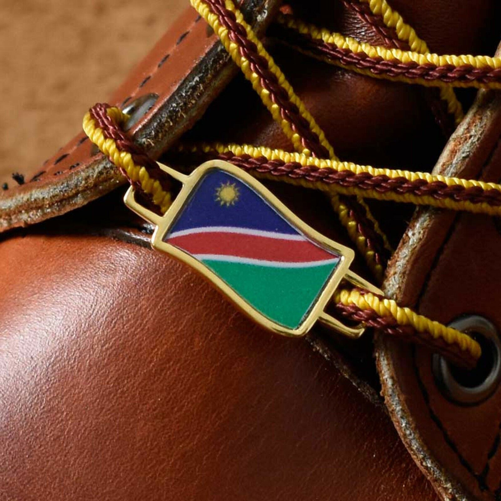 Namibia Flags Shoes Boot Shoelace Keeper Holder Charm BrooklynMaker