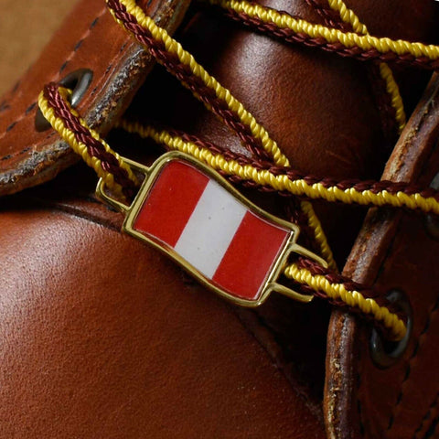 Peru Flags Shoes Boot Shoelace Keeper Holder Charm BrooklynMaker