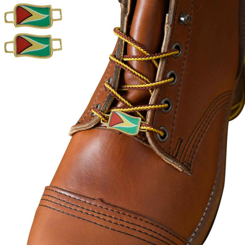 Guyana Flags Shoes Boot Shoelace Keeper Holder Charm BrooklynMaker